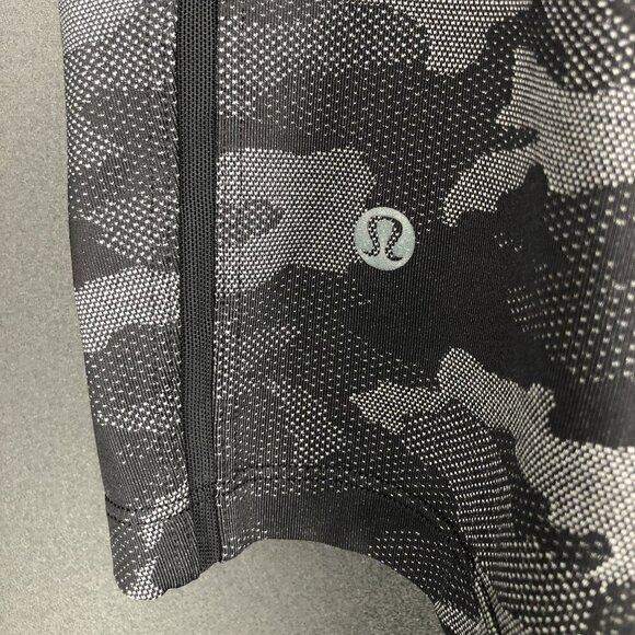 Lululemon Men's Pace Breaker Lined 9" Short M Black Camo Running Athleisure Gym - Picture 4 of 10